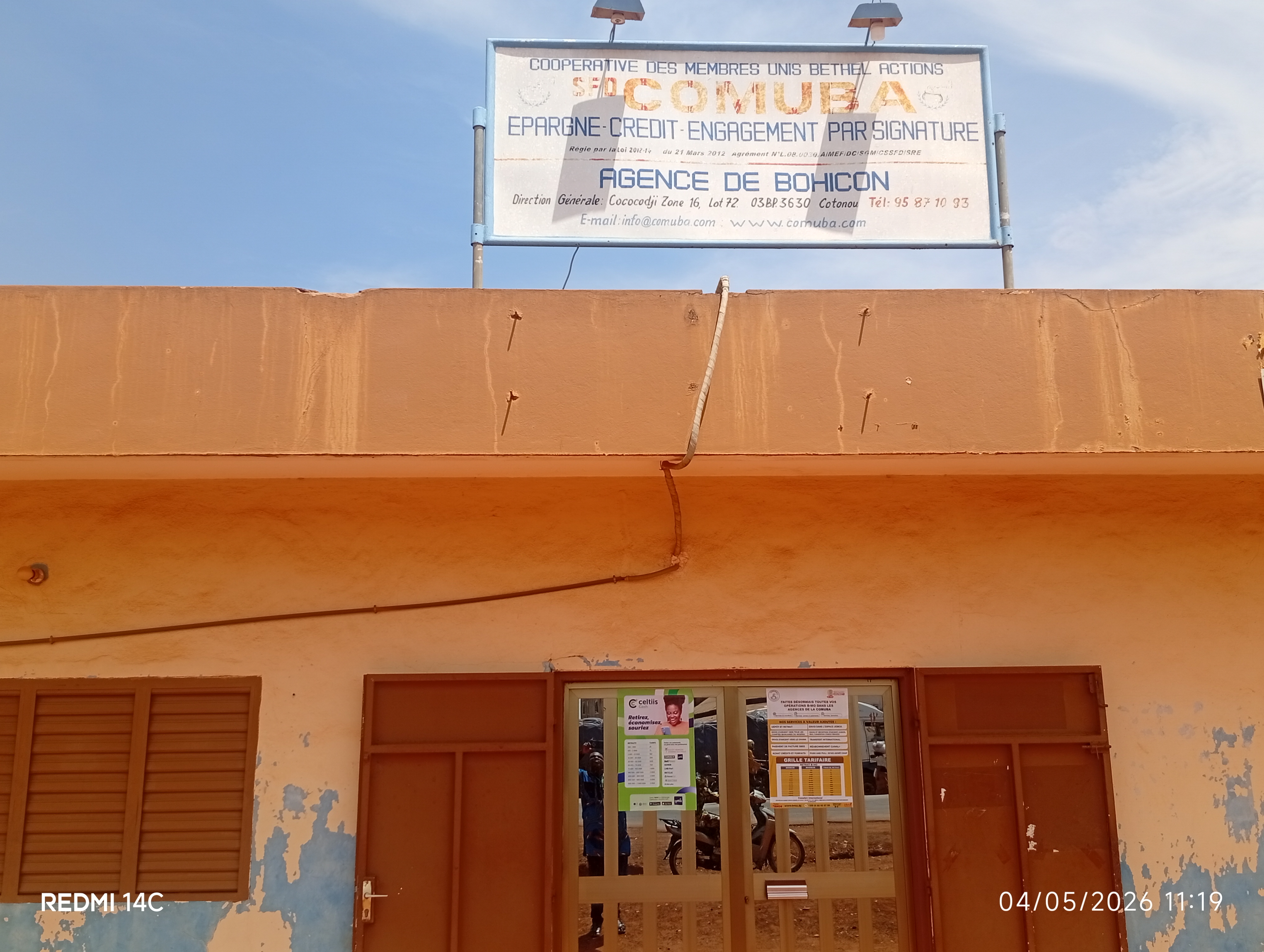 Façade COMUBA BOHICON