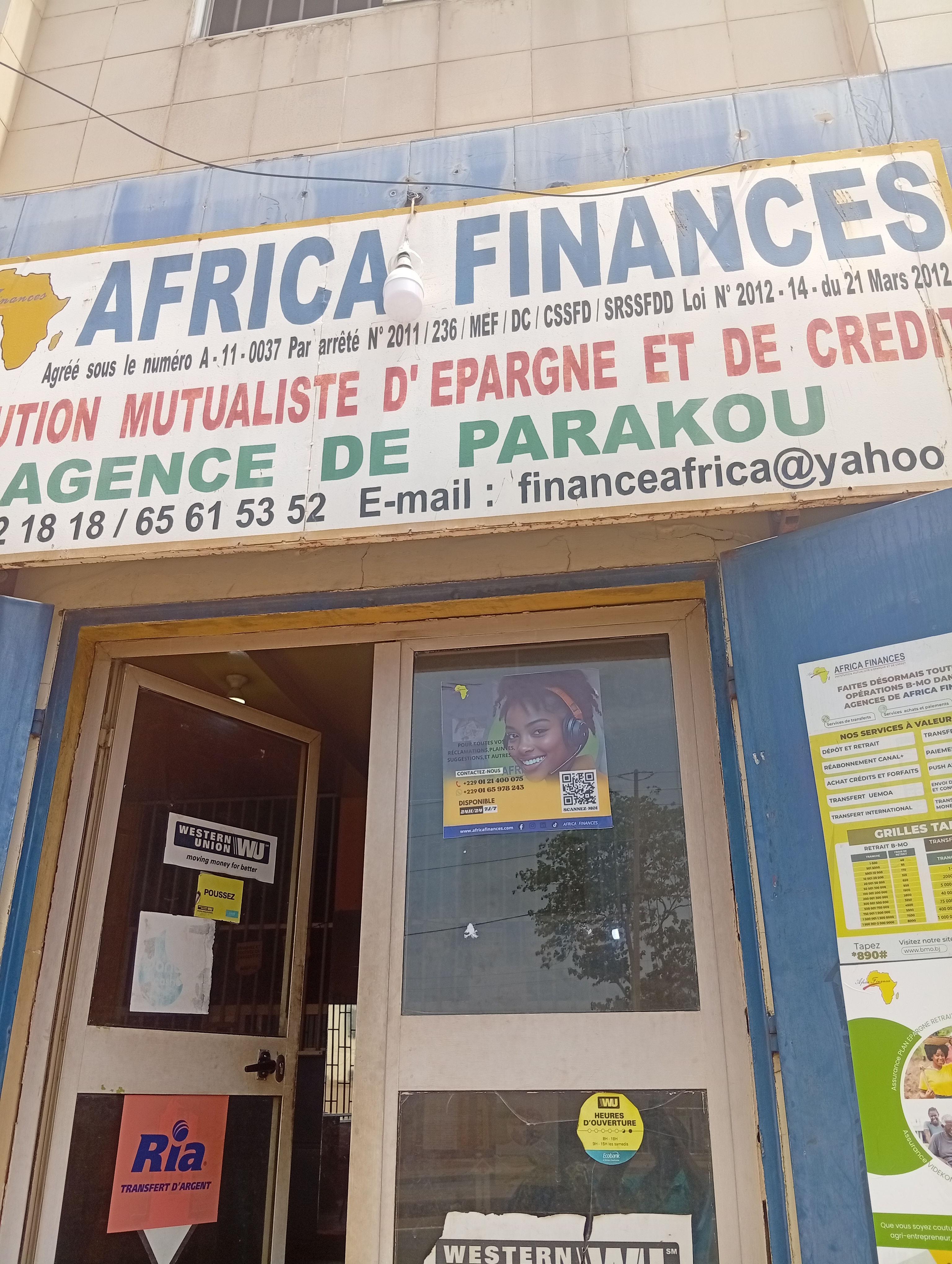 Façade AFRICA FINANCES WANSIROU