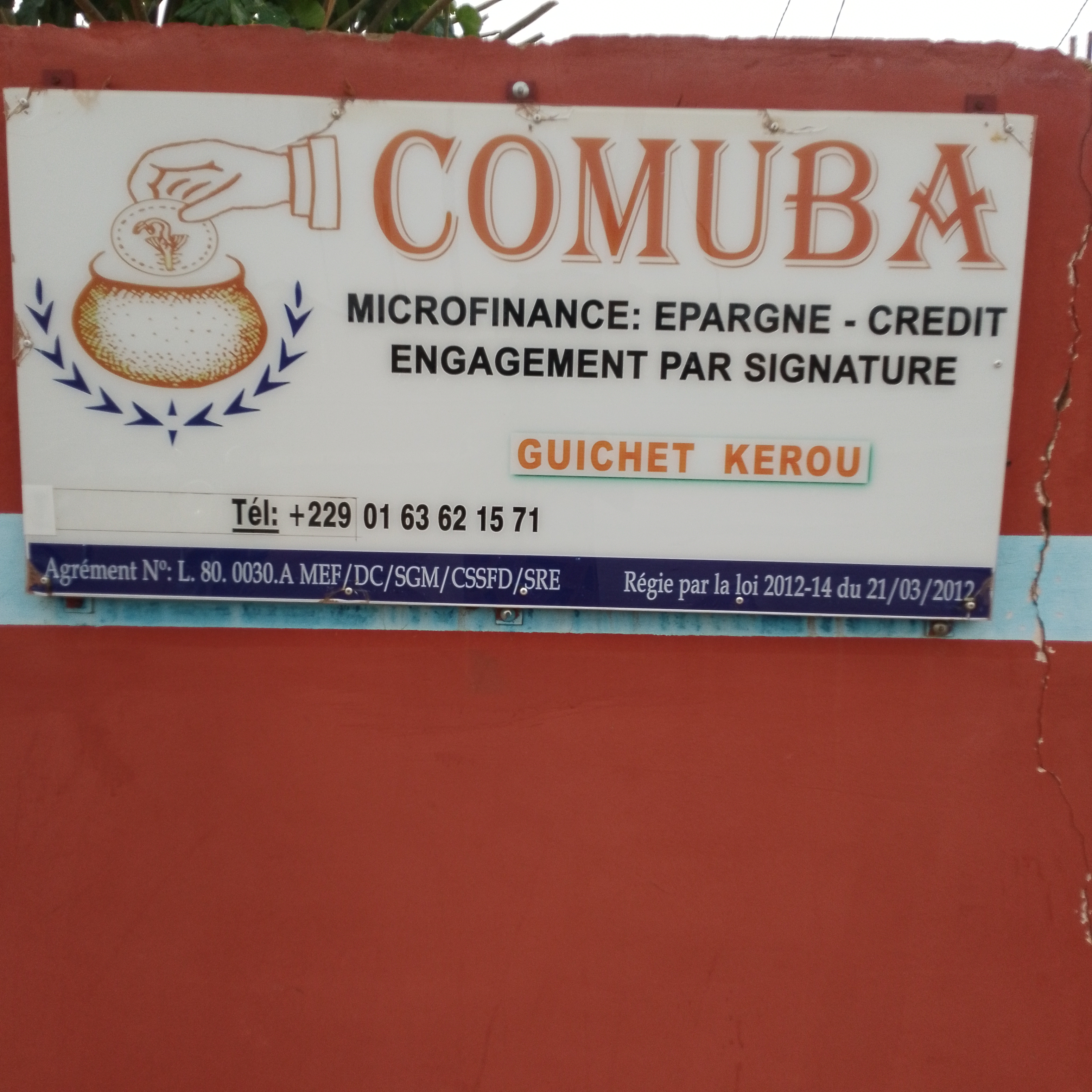 Façade COMUBA KEROU