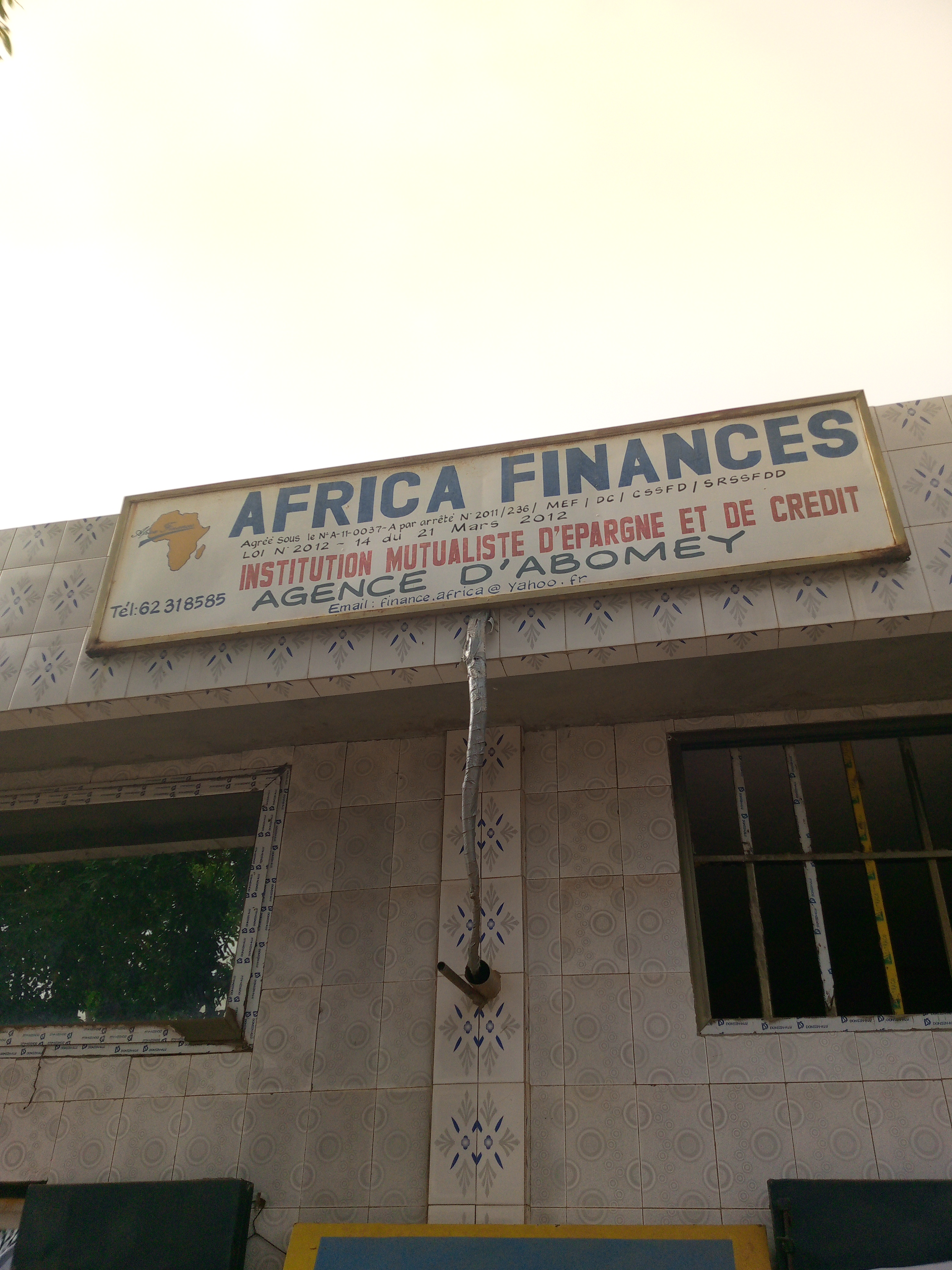 Façade AFRICA FINANCES ABOMEY