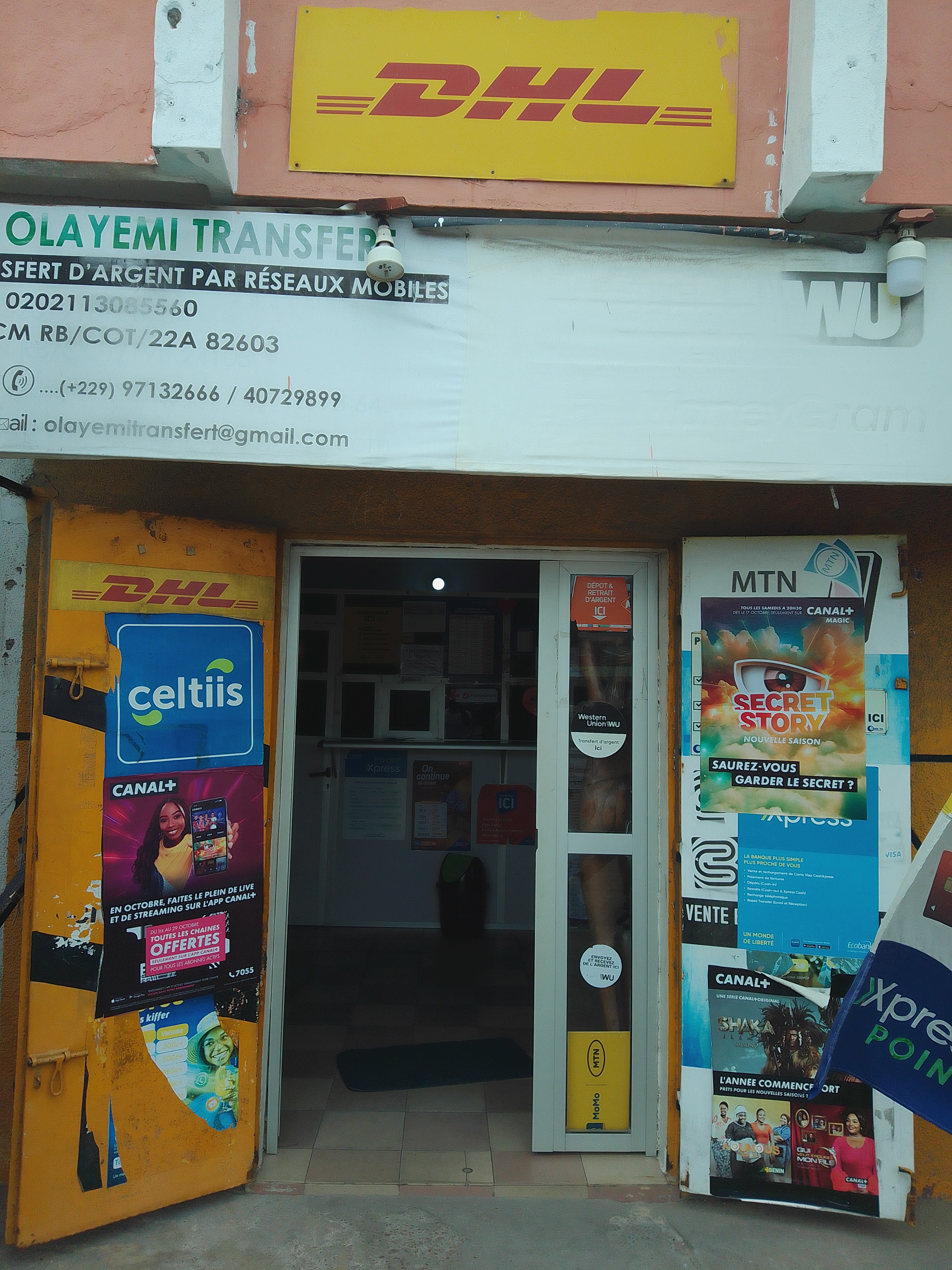 Façade OLAYEMI TRANSFERT