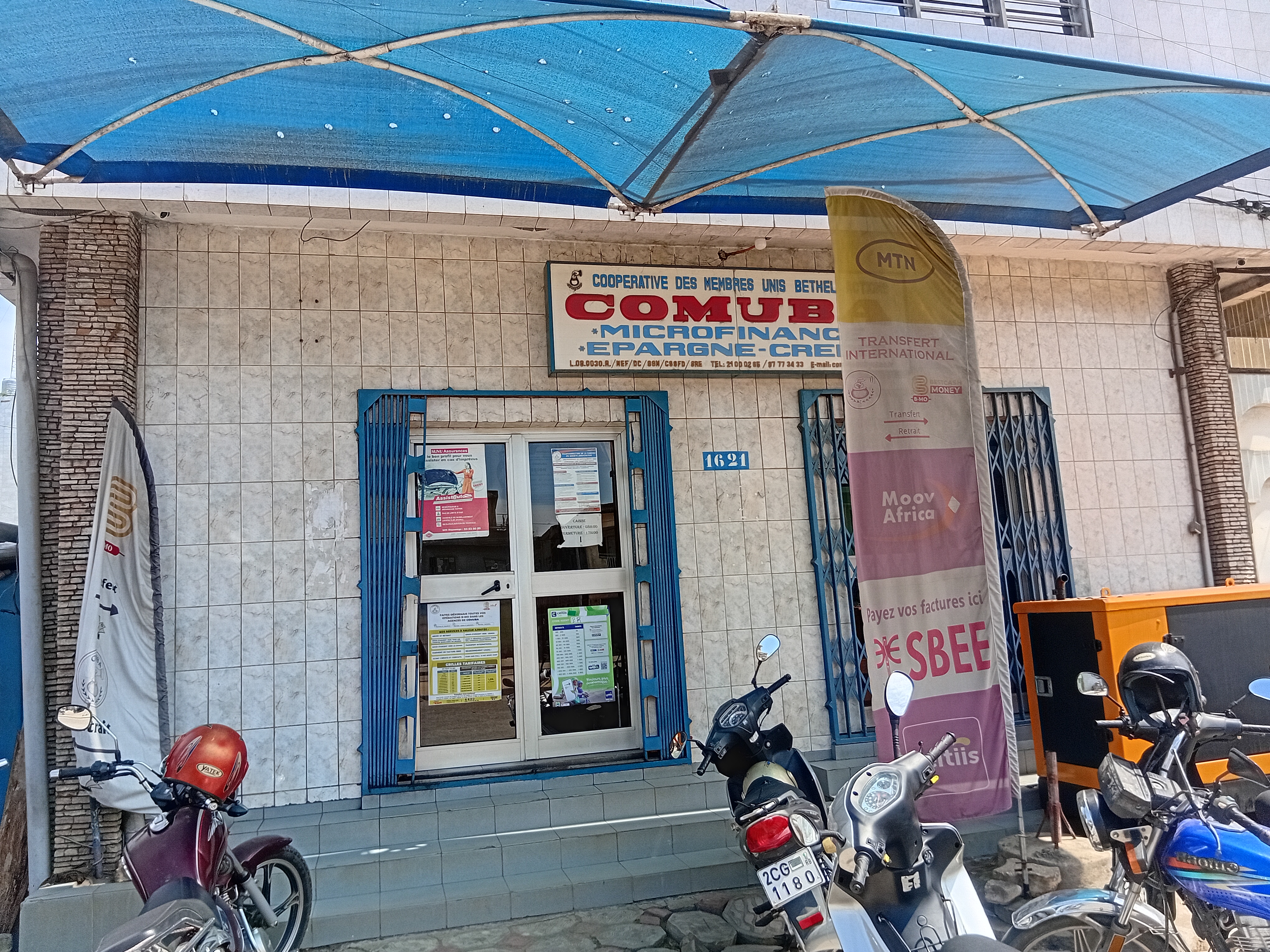 Façade COMUBA AGENCE COTONOU