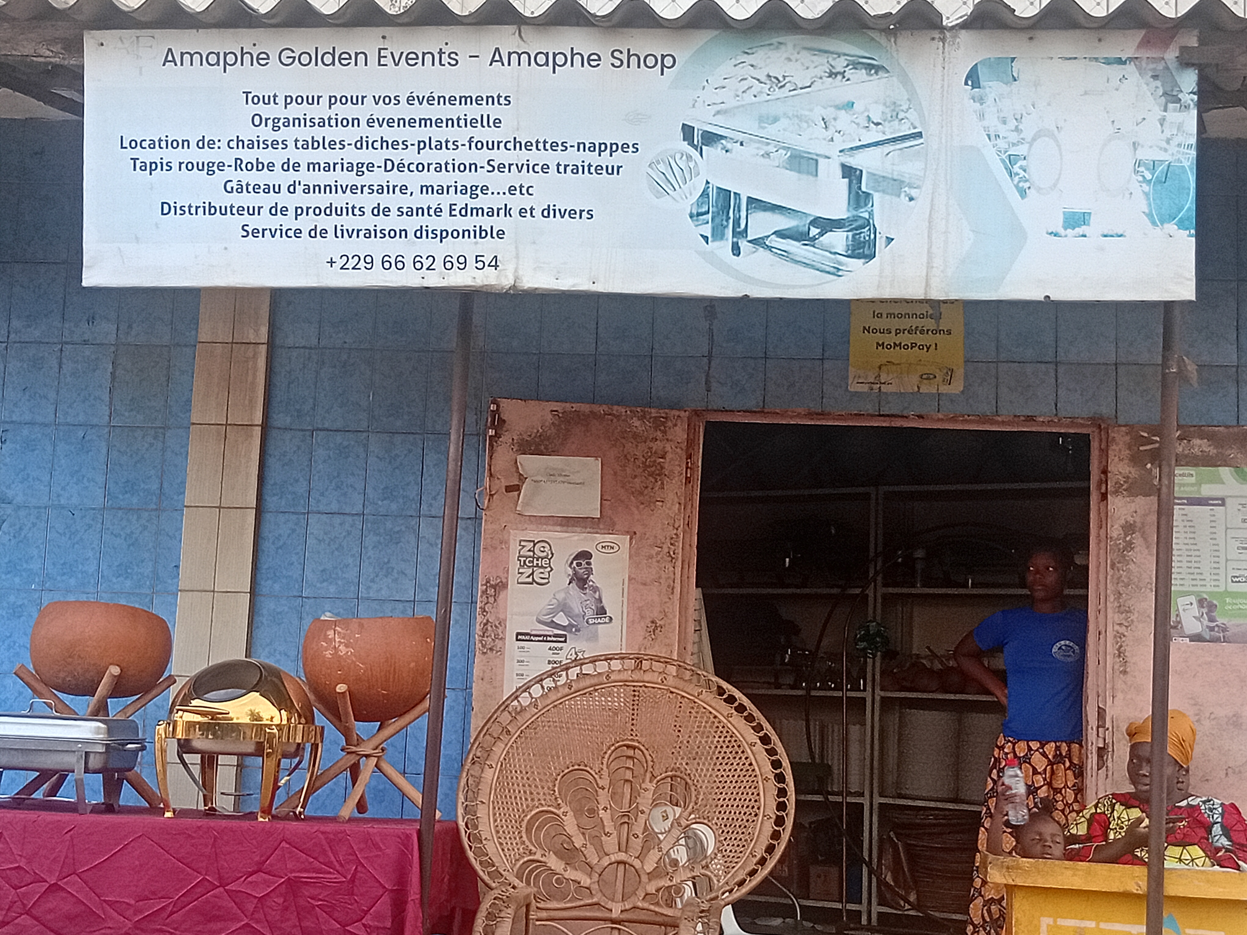 Façade AMAPHE GOLDEN EVENTS
