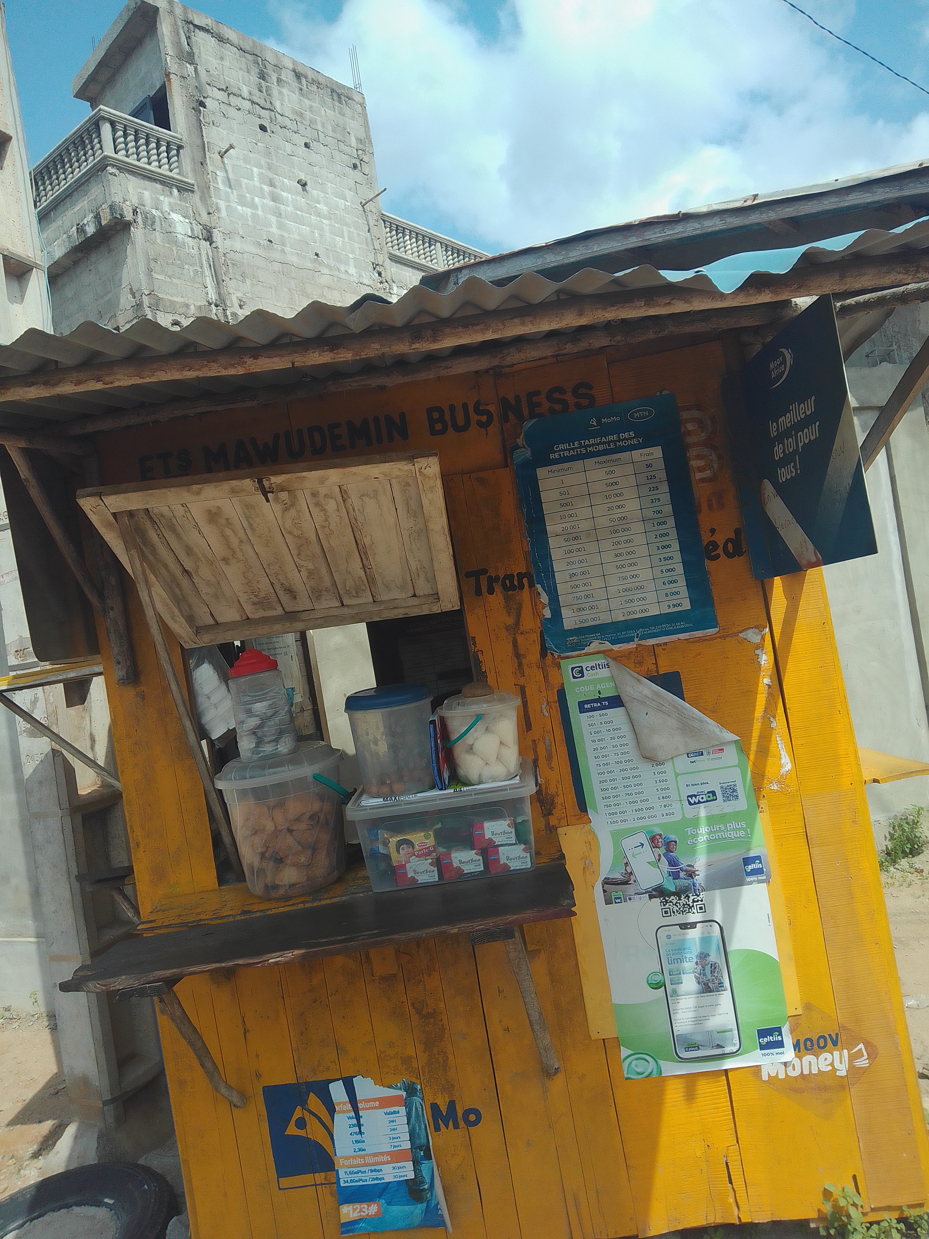 Façade MAWUDEMIN BUSINESS